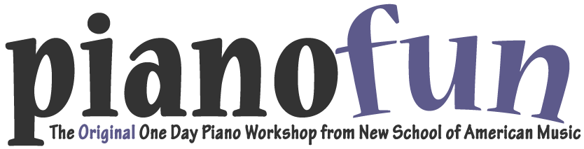 Laughlin One Day Chord Piano Seminar Method, Piano Fun, New School of American Music, piano lessons